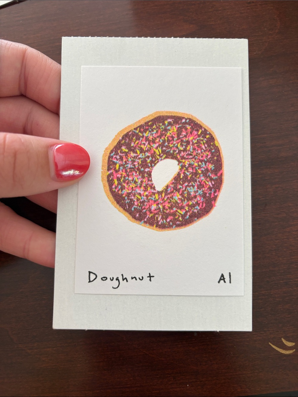 Anastasia Inciardi Mini Print Doughnut